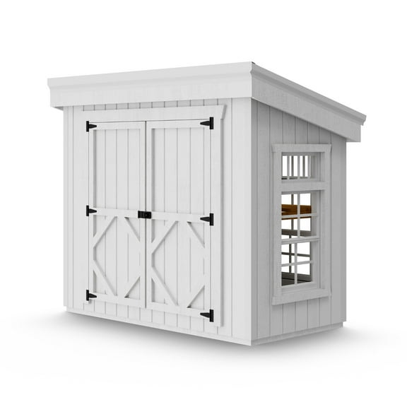 Little Cottage Co. 58 in. x 31 in. Petite Greenhouse, Outdoor Wood Do-It-Yourself Panelized Kit