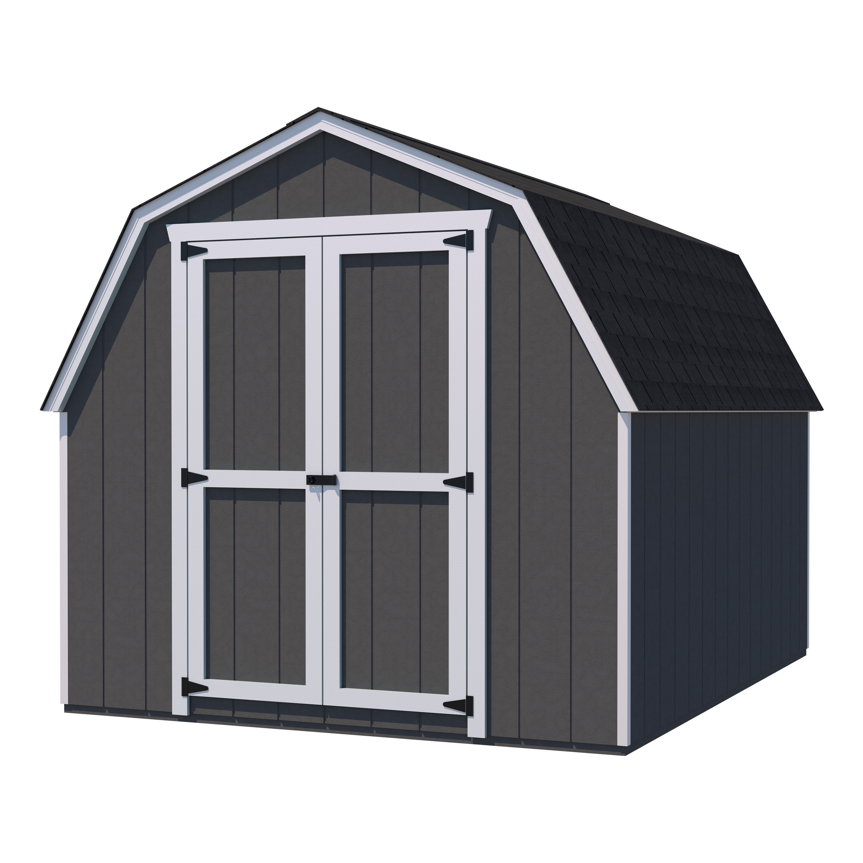 Little Cottage Co. 8 ft. x 12 ft. Value Gambrel Wood Storage Barn