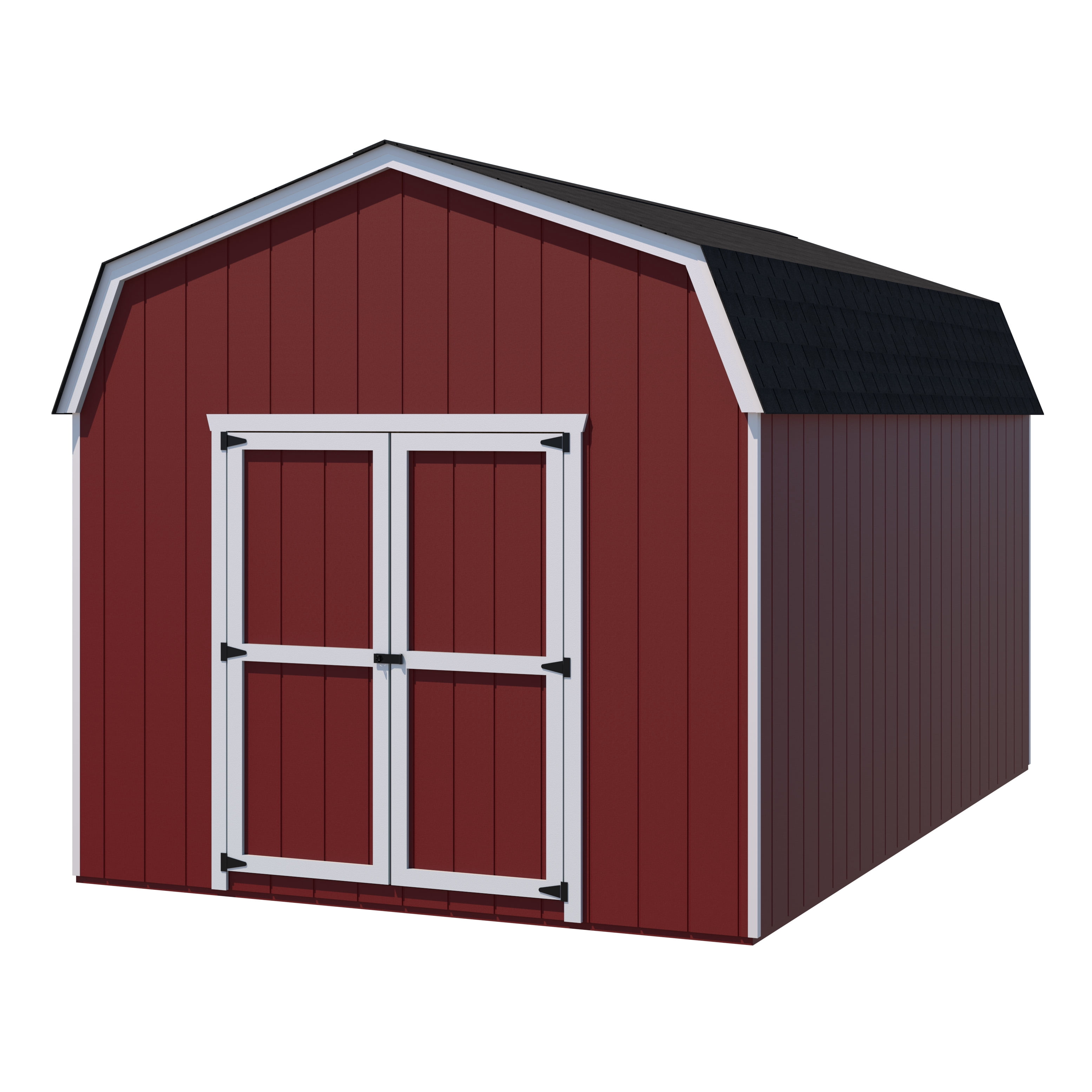 Little Cottage Co. 8 ft. x 16 ft. Value Gambrel Wood Storage Barn