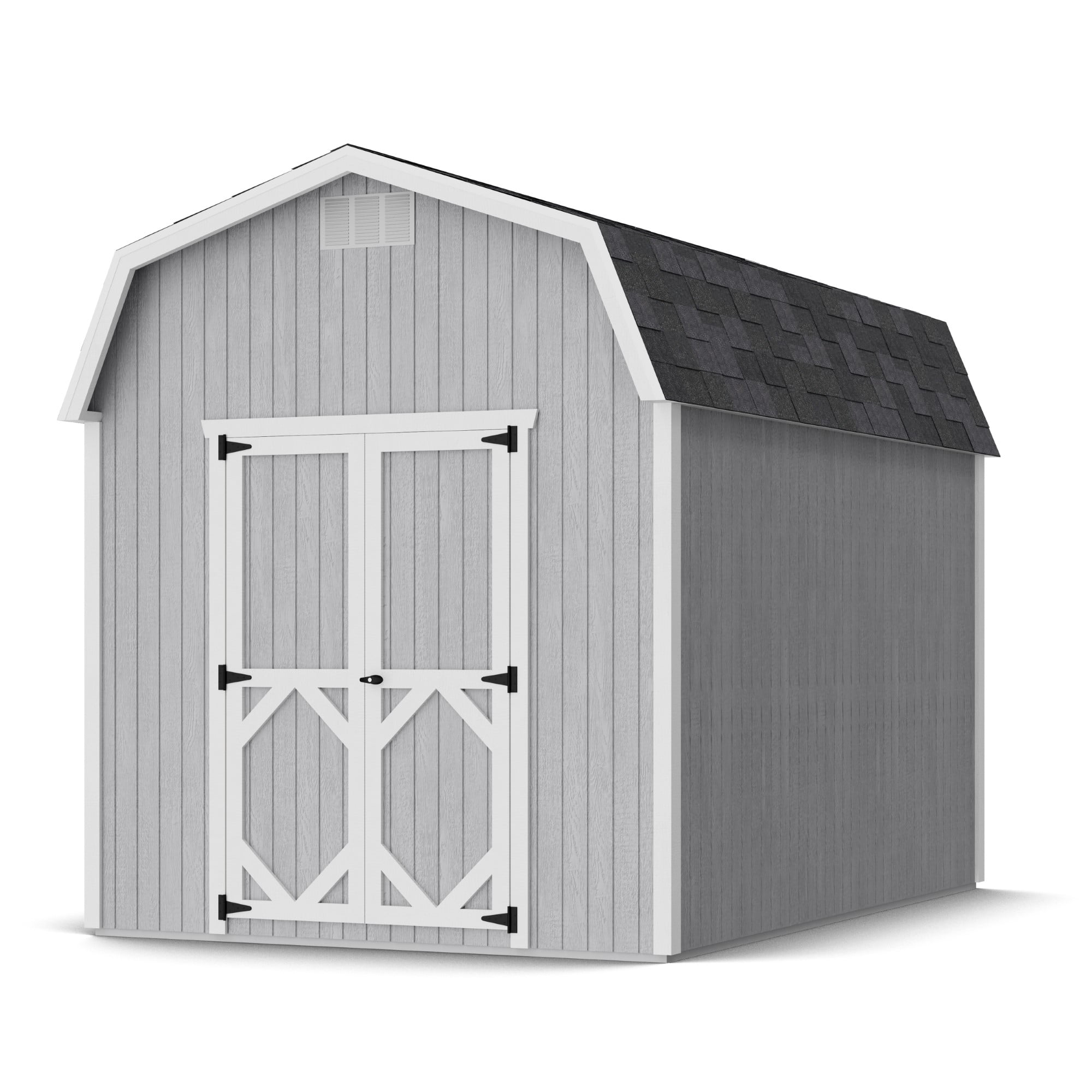 Little Cottage Co. 8x12 Classic Gambrel Barn with 6 ft. Sidewalls and ...
