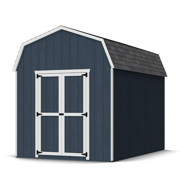 Little Cottage Co. 8x12 Value Gambrel Barn with 6 ft. Sidewalls, Outdoor Wood Storage Shed Do-It-Yourself Precut Kit
