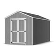 thumbnail image 1 of Little Cottage Co. 8x14 Value Gable Shed with Floor, Outdoor Wood Storage Do-It-Yourself Precut Kit, 1 of 14