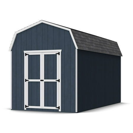 Little Cottage Co. 8x16 Value Gambrel Barn with 6 ft. Sidewalls, Outdoor Wood Storage Shed Do-It-Yourself Precut Kit