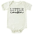 thumbnail image 1 of Little Cousin Bodysuits for Baby and Toddler Fun Family Outfits Natural Heather Bodysuit 6 Months, 1 of 2