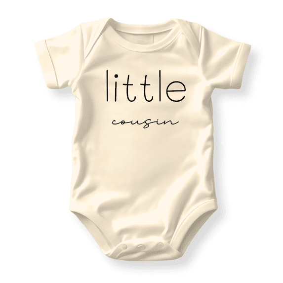 Little Cousin Family Baby Bodysuit, Newborn Outfit, Baby Clothes, Gift for Children 18m Natural