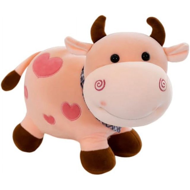 Little Cow Doll,Stuffed Animal Throw Plushie Pillow Doll, Present for