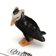thumbnail image 1 of Little Critterz Black Tufted Puffin "Sea Parrot" Bird - Hand-painted Home Decor Bird Decorative Figurine - Miniature Porcelain Figurine, 1 of 1