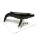 thumbnail image 1 of Little Critterz Black Whale Humpback Whale "Song" - Handcrafted Decorative Figurine Birthday Gift - Miniature Porcelain Figurine, 1 of 1