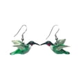 thumbnail image 1 of Little Critterz Jewelry Hummingbird Porcelain Earrings, 1 of 1