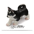 thumbnail image 1 of Little Critterz Siberian Husky Bering  Hand-painted - Home Decor Animal Decorative Figurine Birthday Gift - Miniature Porcelain Figurine, 1 of 1