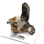 Little Critterz Thunderbird Firebolt Bird Hand-painted - Home Decor Bird Decorative Figurine Birthday Gift - Miniature Porcelain Figurine