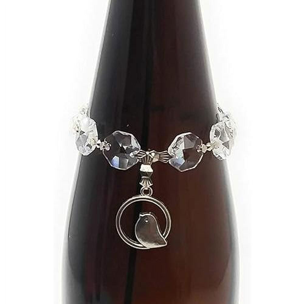 Little Crystal Prism Incense Holder/Burner Bottle (Assorted Colors