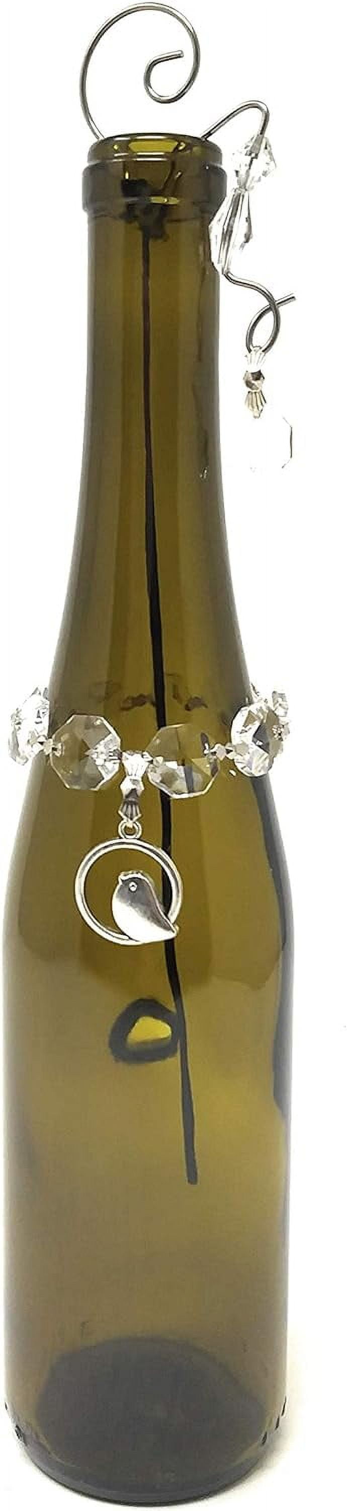 Little Crystal Prism Incense Holder/Burner Bottle (Assorted Colors