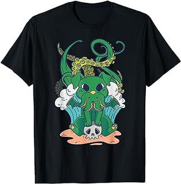 Little Cthulhu Dog Baby Cute Necronomicon Japanese Cthulhu T-Shirt ...