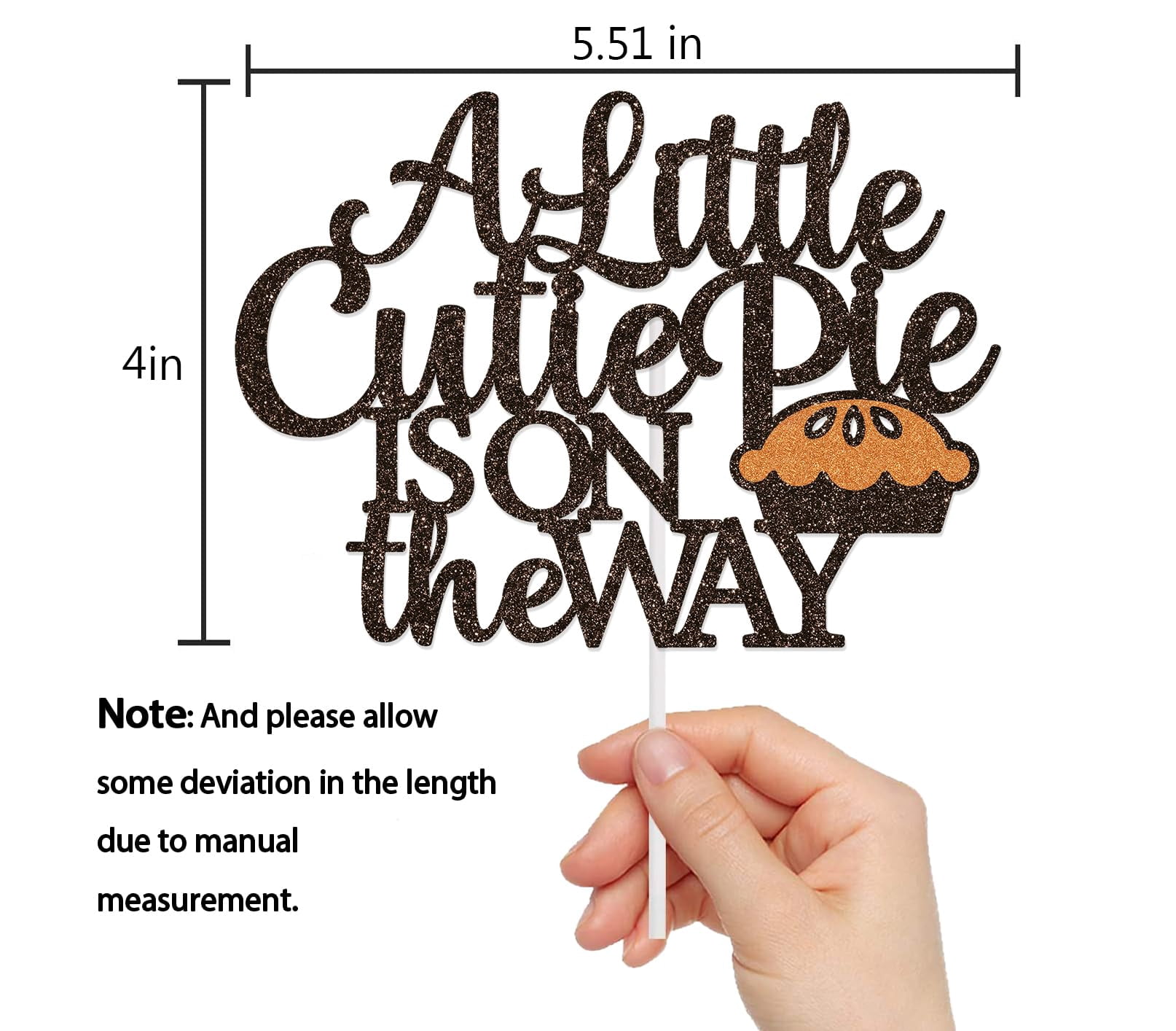 Cutie Pie Tortenaufsatz-Set – Mit 12 Doppelseitigen Cupcake-Aufsätzen, Für Babyparty, 1. Geburtstag Und Back-Deko
