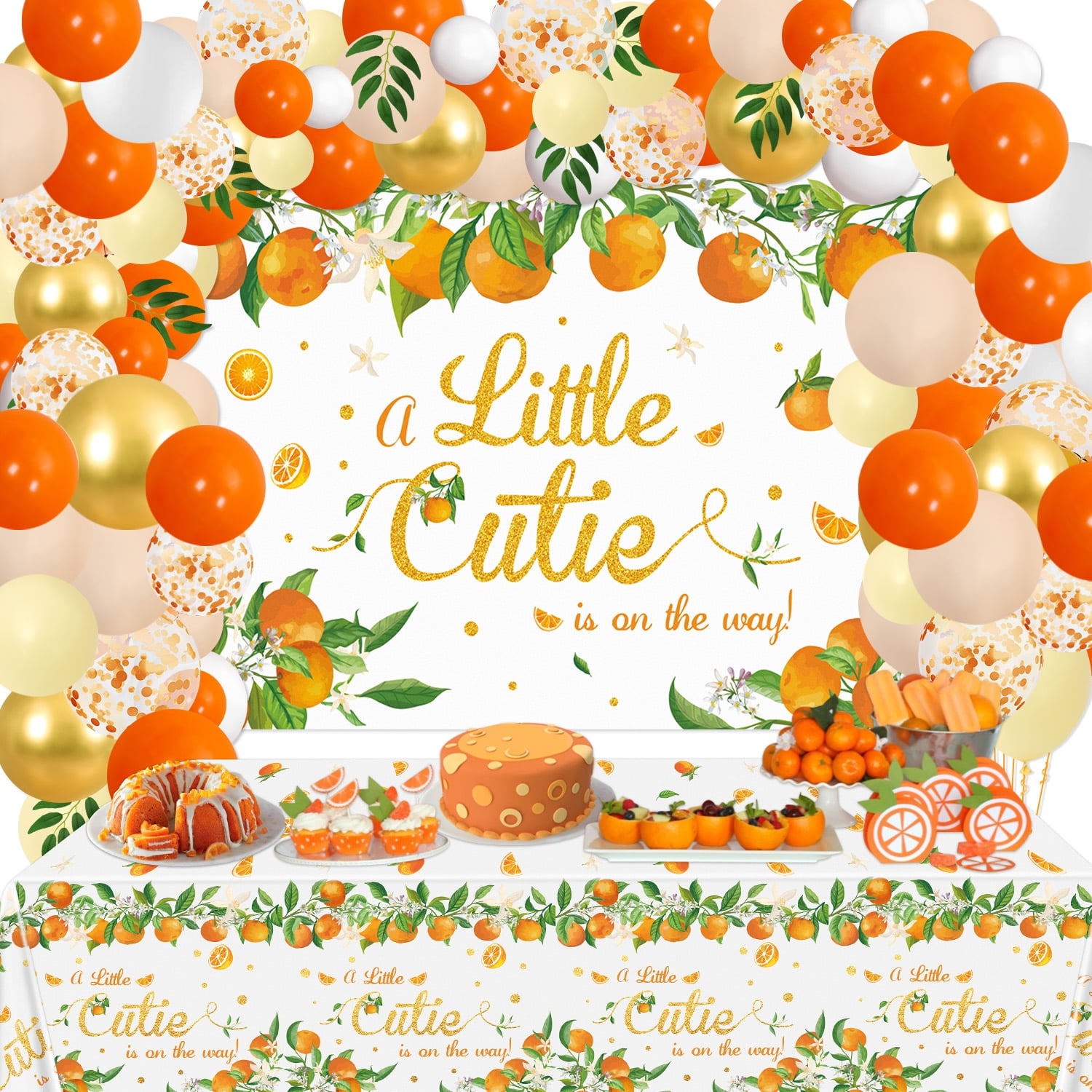 Little Cutie Baby Shower Party Supplies, Include A Little Cutie is