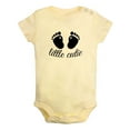 thumbnail image 1 of Little Cutie Funny Rompers For Babies, Newborn Baby Unisex Bodysuits, Infant Jumpsuits, Toddler 0-24 Months Kids One-Piece Oufits (Yellow, 0-6 Months), 1 of 4