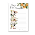 thumbnail image 1 of A Little Cutie Theme Emoticon Baby Shower Game — Pack of 25 — Pictionary Children's Books Baby Shower Games, Cuties Citrus Orange emoticon Games, Gender Reveal, Couples Shower Gender Neutral G350-EMJ, 1 of 6