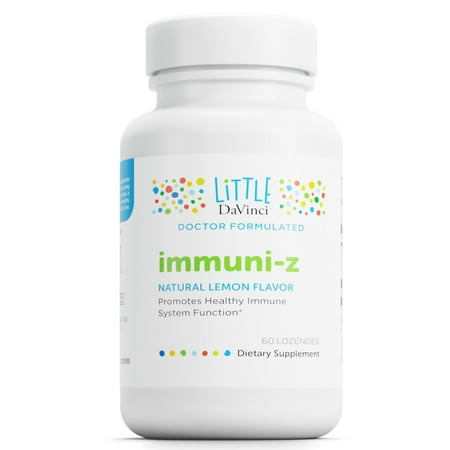 Little DaVinci Immuni-Z - Support Immune & Brain Health* - Lemon Flavor - 60 Lozenges