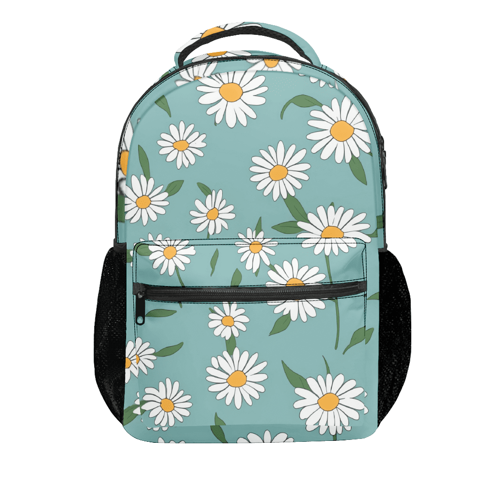 Little Daisy Flower School Backpacks for Teen Girls Boys Lightweight ...