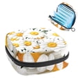 thumbnail image 1 of Little Daisy Toiletry Bag Small Travel Storage Pouch for Menstrual Pads – Velvet, Sponge, Oxford Cloth - 4.7x6.6x6.6 in., 1 of 6