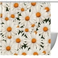 thumbnail image 1 of Little Daisy Waterproof Printed Shower Curtain Set with Hooks for Bathroom Decoration, 1 of 6