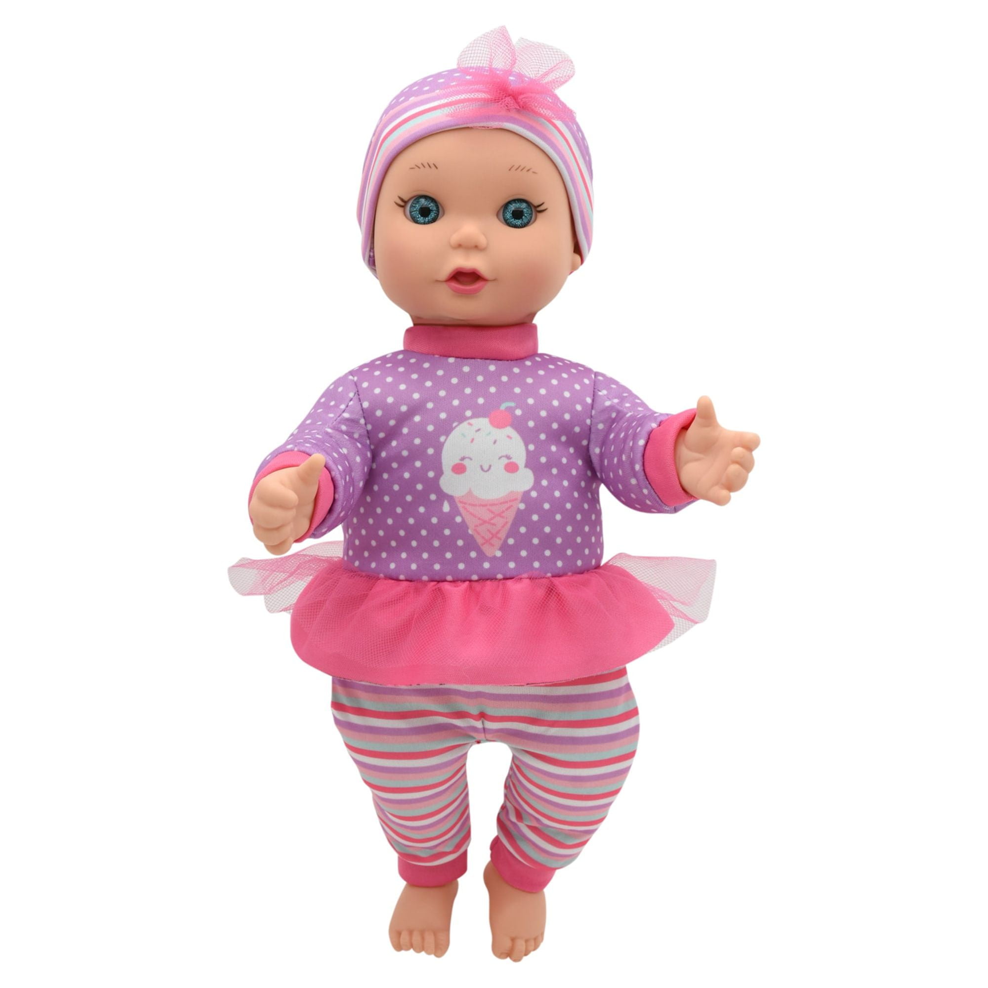 Pink Pajamas for 12-inch baby doll