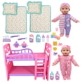 thumbnail image 1 of Little Darling - Bedtime Fun Set with 2-12 Inch Baby Dolls, 1 of 7
