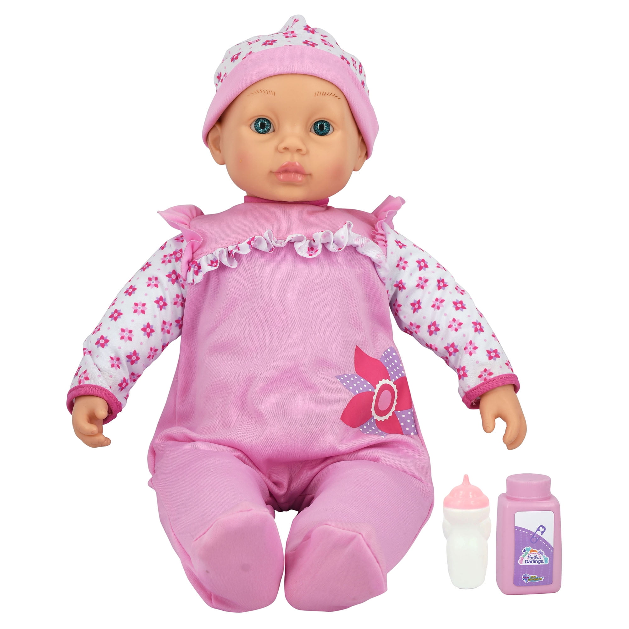 Bar Forbandet overvældende Little Darlings - 19 Inch Cuddle Baby with Accessories, Pink - Walmart.com