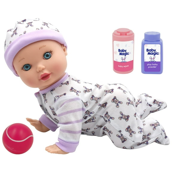 Little Darlings: Crawling Baby - 10" Baby Doll Playset, New Adventures, Children's Pretend Play, Ages 2+