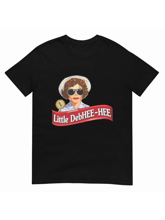Little DebHEE-HEE Funny Parody Snack Humor Fashion Style Graphic Tee Top,for men and women up to 5XL
