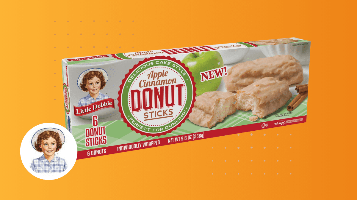 Little Debbie Apple Cinnamon Donut Sticks 2 packs by Big Bargain World