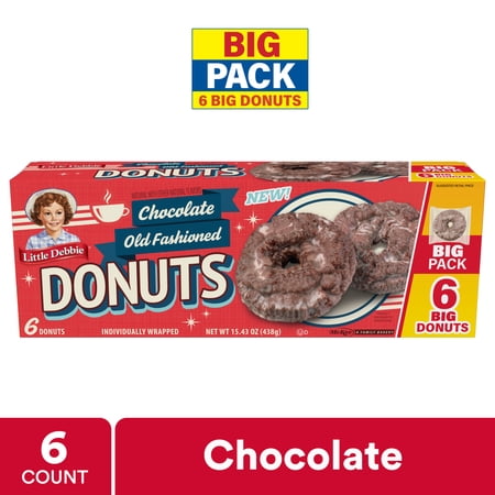 Little Debbie BP Chocolate Old Fashioned Donuts