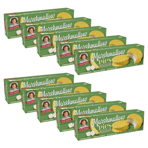 Little Debbie Banana Marshmallow Pies, 10 Boxes