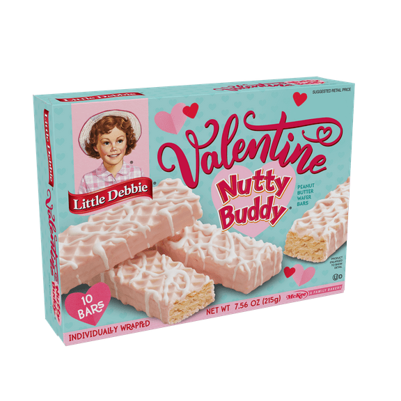 Little Debbie Be My Valentine Nutty Bars