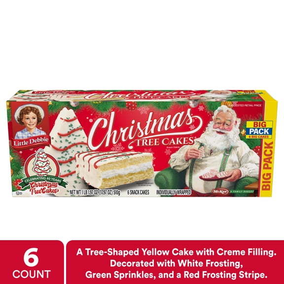 Little Debbie Big Pack Christmas Tree Cakes