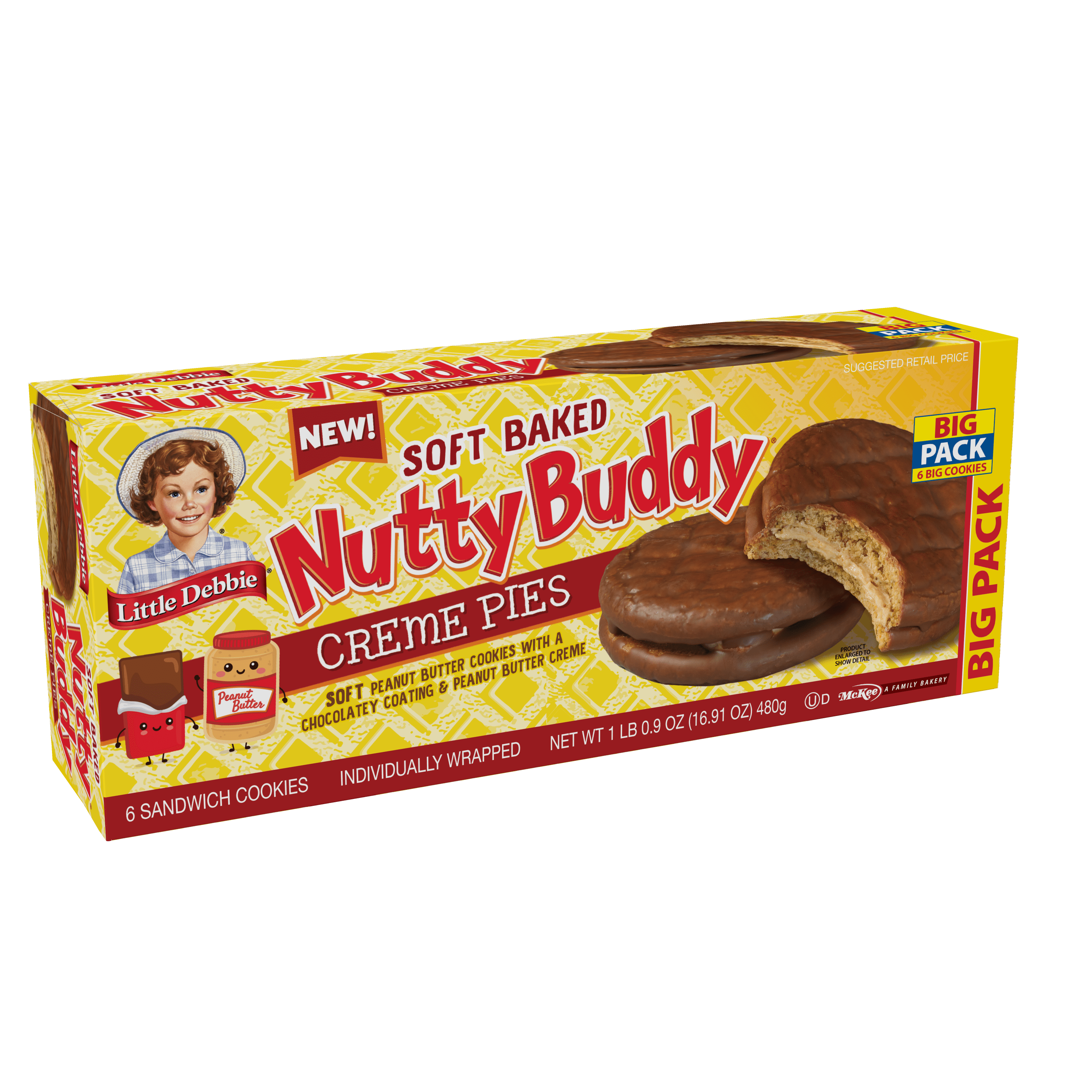 Little Debbie Big Pack Nutty Buddy Creme Pies