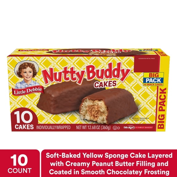 Little Debbie Big Pack Nutty Buddy Cakes