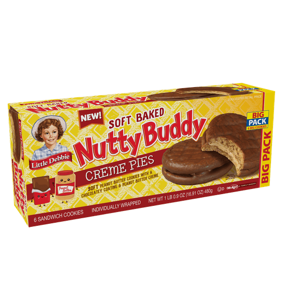 Little Debbie Big Pack Nutty Buddy Creme Pies- 4 packs