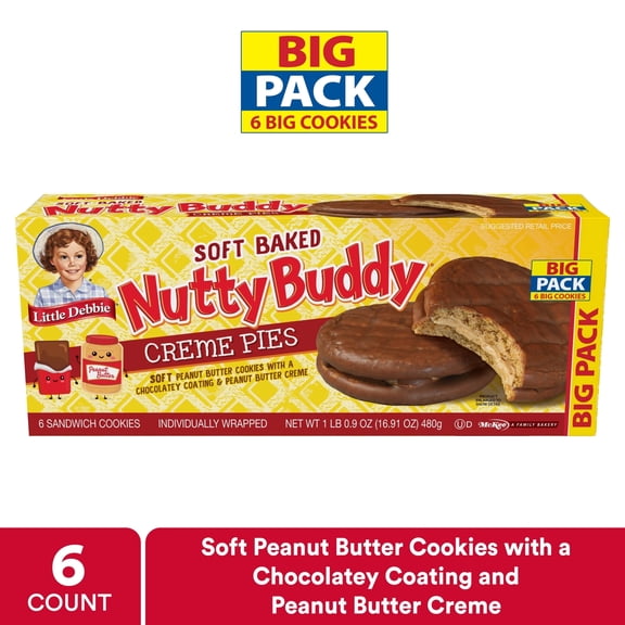 Little Debbie Big Pack Nutty Buddy Creme Pies