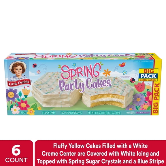 Little Debbie Big Pack Spring Party Cakes