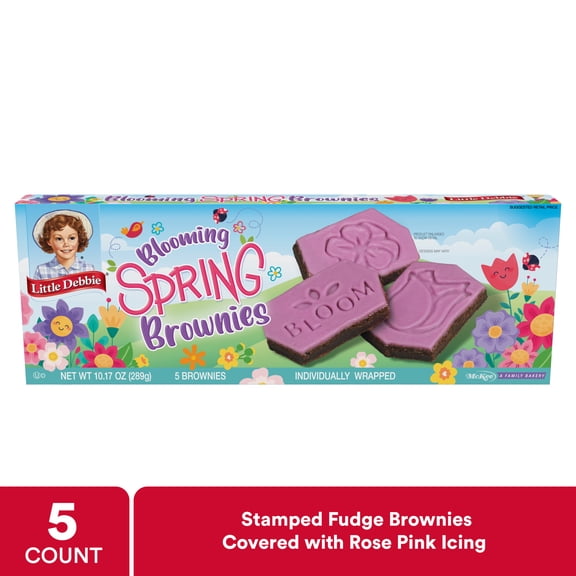 Little Debbie Blooming Spring Brownies