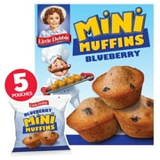 Little Debbie Blueberry Mini Muffins, 8.44 oz (5 Count)