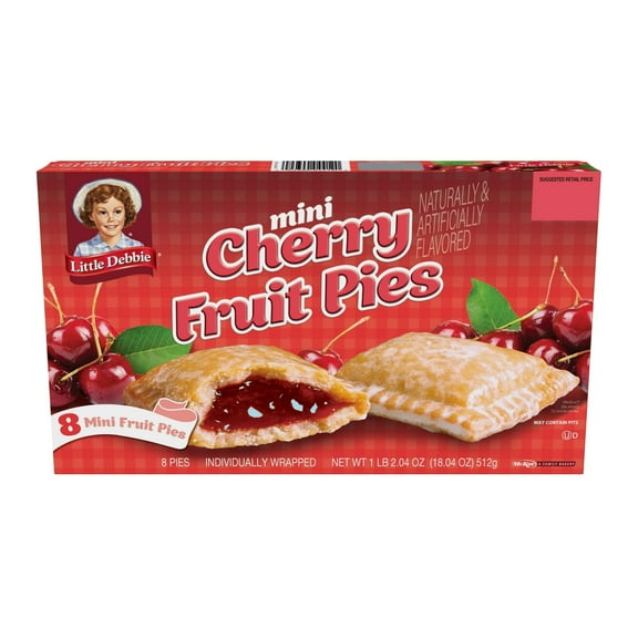 Little Debbie Cherry Fruit Pies, 18.04 oz (8 Count)