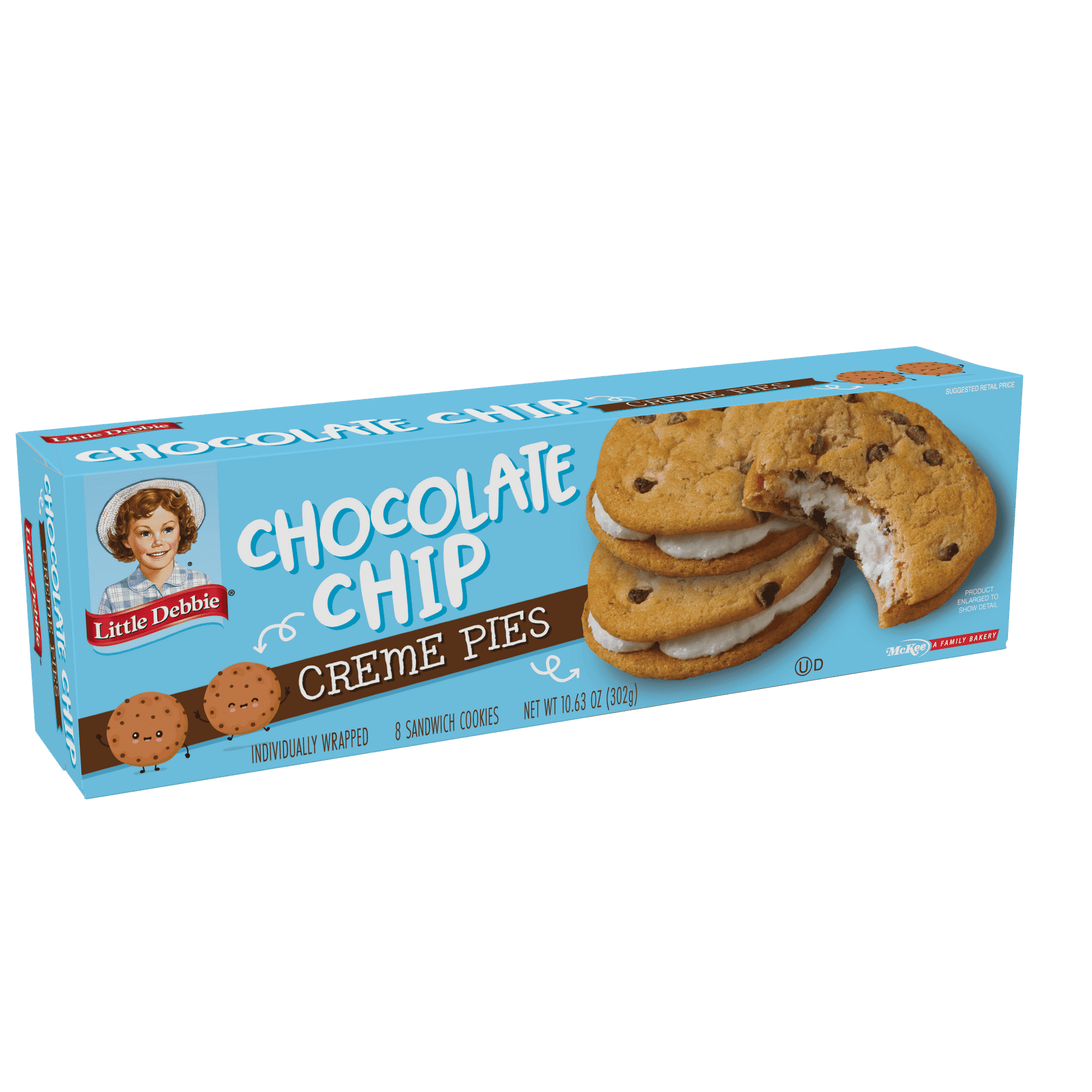 Little Debbie Chocolate Chip Creme Pies, 10.63 oz