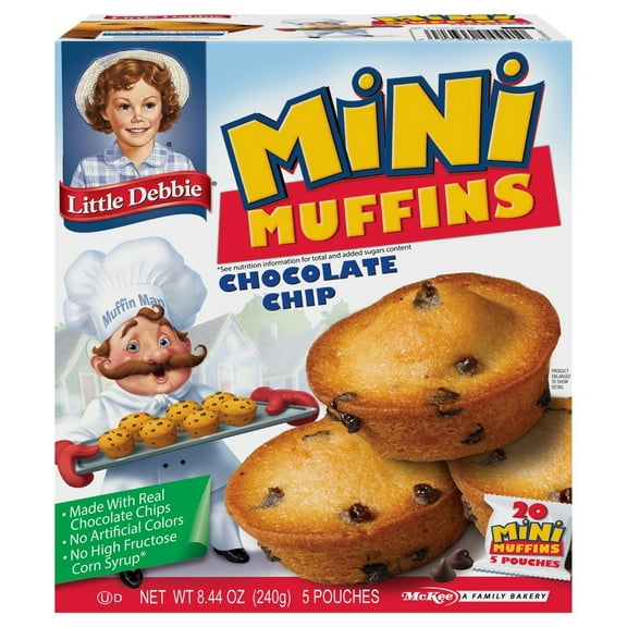 Little Debbie Chocolate Chip Mini Muffins - 5 ct (Pack of 2)