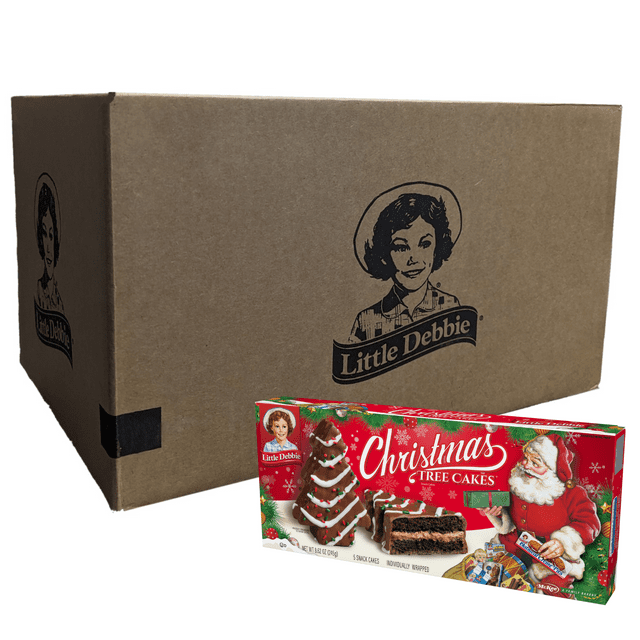 Little Debbie Chocolate Christmas Tree Cakes, 16 Boxes, 80 Individually