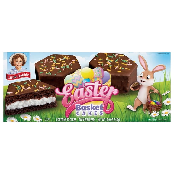 Little Debbie Chocolate Easter Basket Snack Cakes - 10 ct- Pack of 2