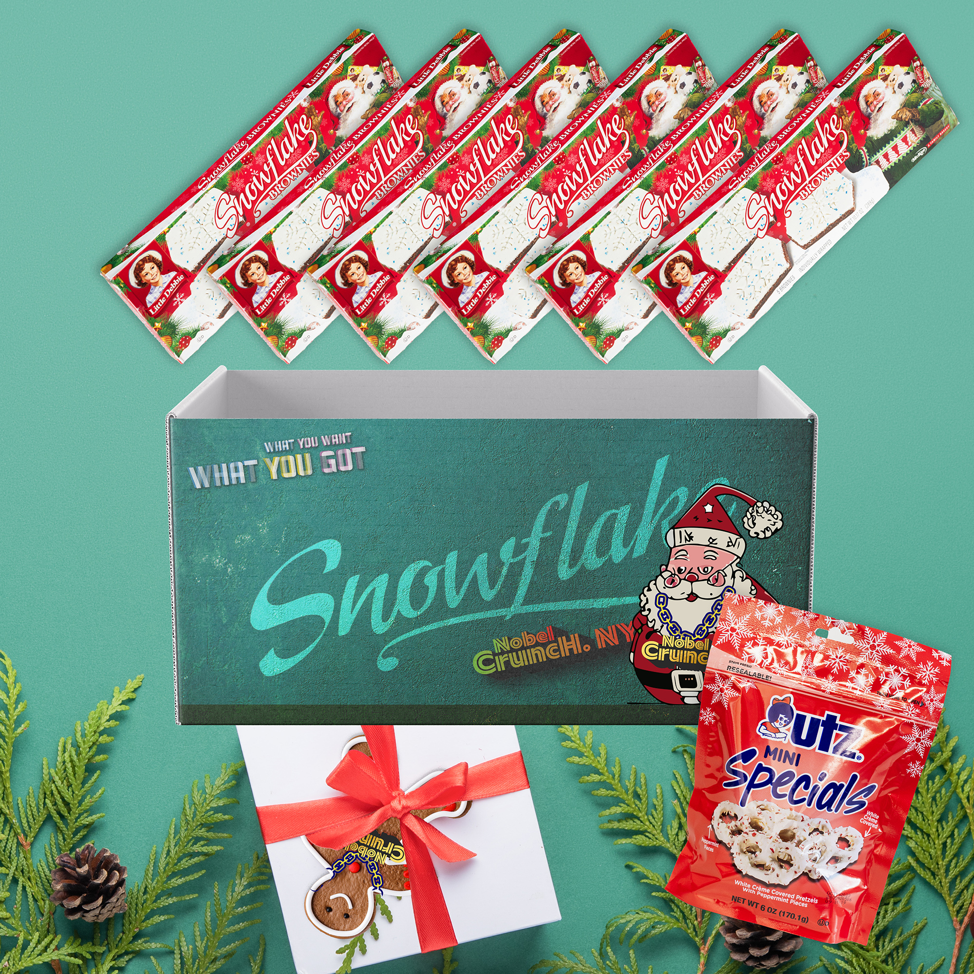 Little Debbie Christmas Snowflake Brownies (6, 5ct Packs 30 Brownies