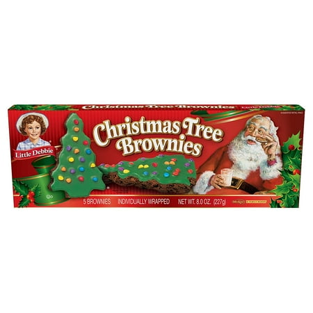 Little Debbie Christmas Tree Brownies (2 Boxes)